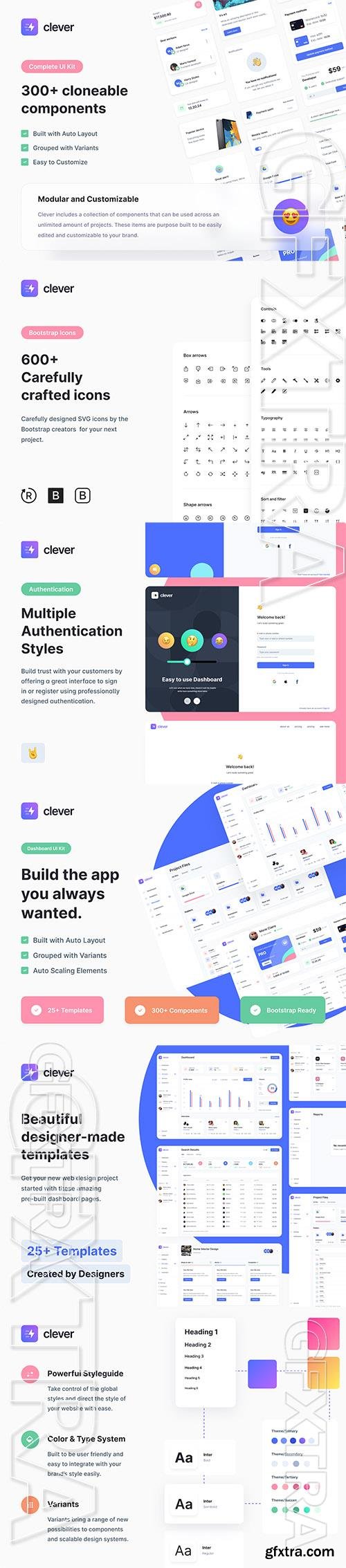 Clever – Dashboard UI Kit 