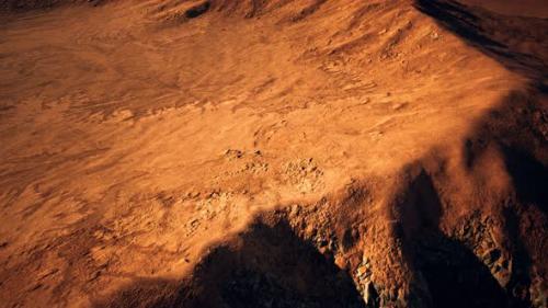 Videohive - Fictional Mars Soil Aerial View of Martian Desert - 33330806 - 33330806