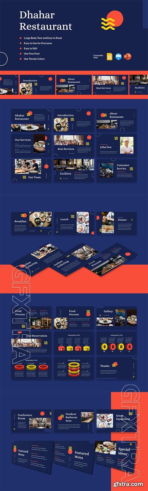 DHAHAR - Restaurant Presentation Template C3Y3FTB