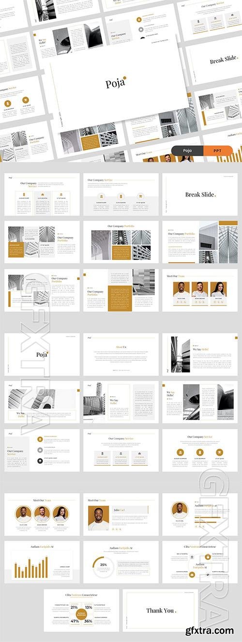 Poja - Creative Business Powerpoint, Keynote and Google Slides Template  