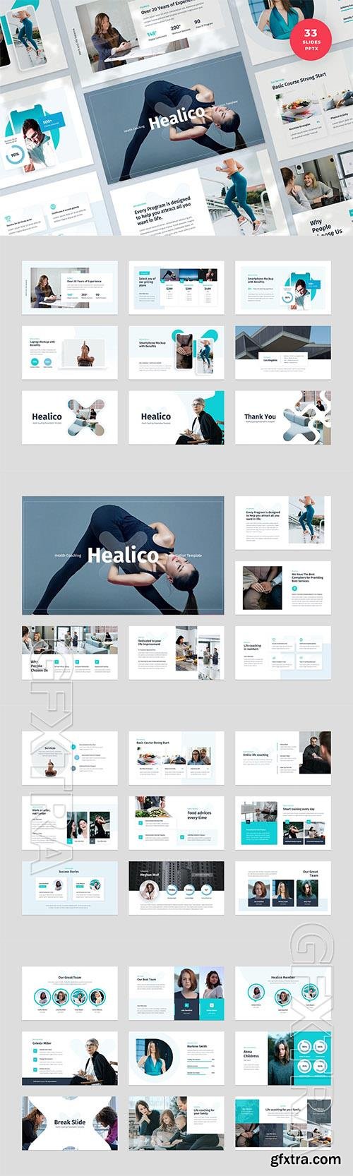 Health Coaching Powerpoint, Keynote and Google Slides Template  