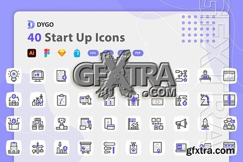 Dygo - Start Up Icons