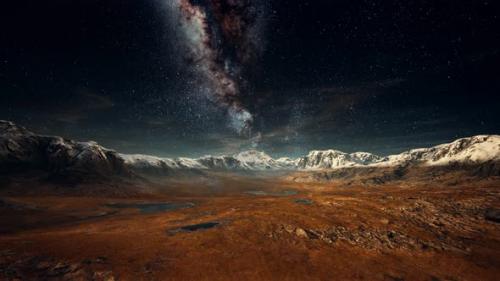 Videohive - Himalaya Mountain with Star in Night Time - 33330838 - 33330838