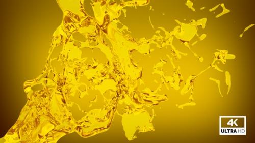 Videohive - Splash Of Cooking Oil V4 - 33330930 - 33330930