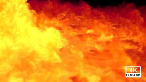 Videohive - Fire Streaming And Spreading On The Floor - 33332263 - 33332263