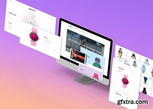 CreativeMarket - Isometric Website Mockup 7.0 5301276