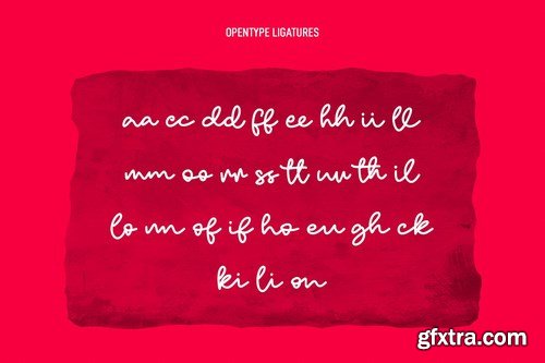 La Roux Monoline Script Font