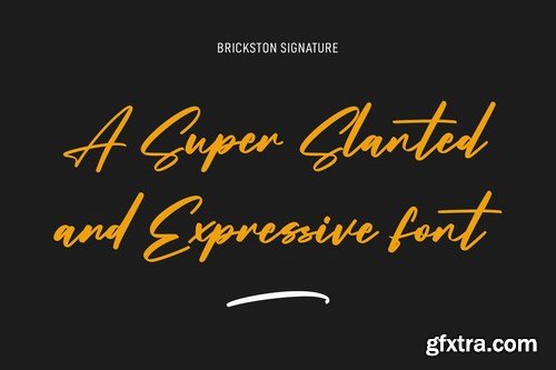 Brickston Signature Script Font