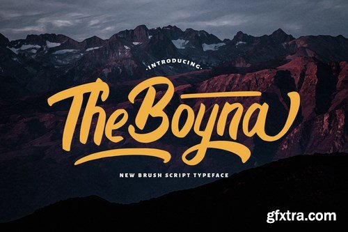 Boyna - Bold Script Font