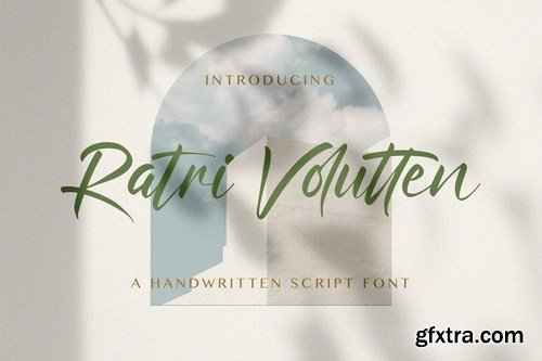 Ratri Volutten - Handwritten Font