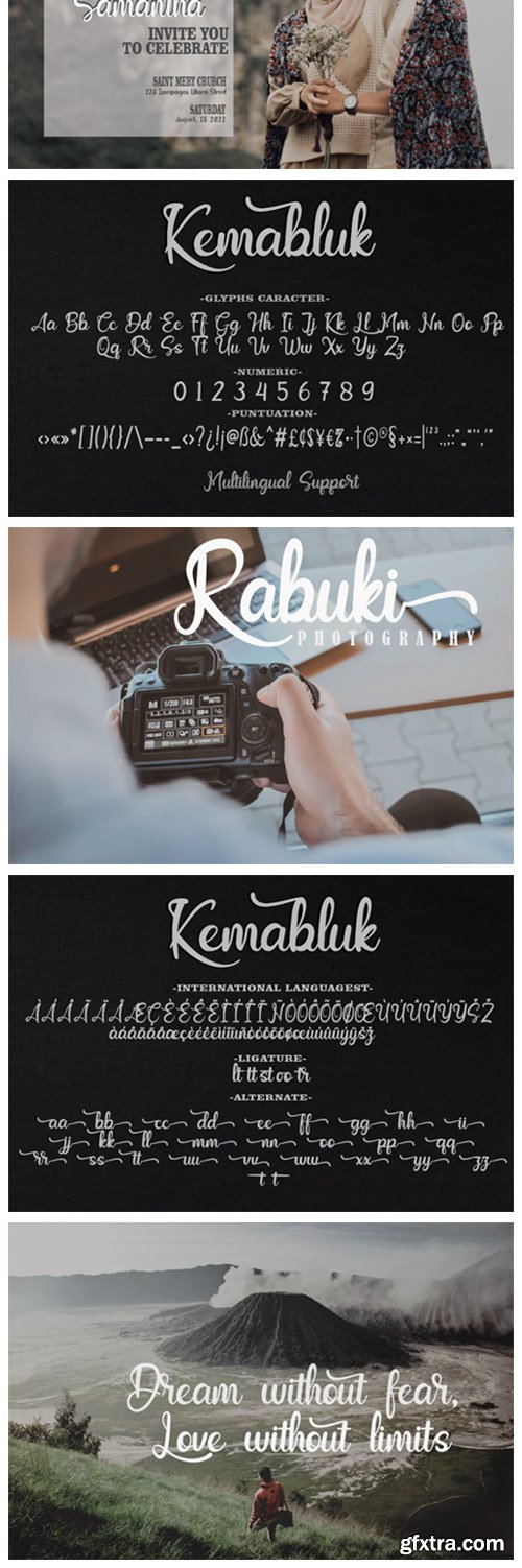 Kemabluk Font