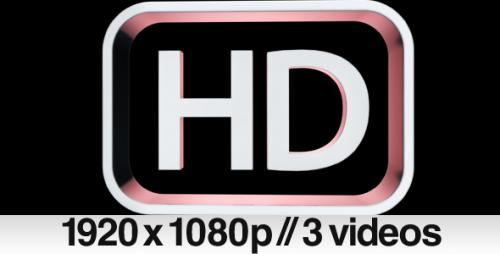 Videohive - 3 HD High Definition 3D symbol / logo / text - 135114 - 135114