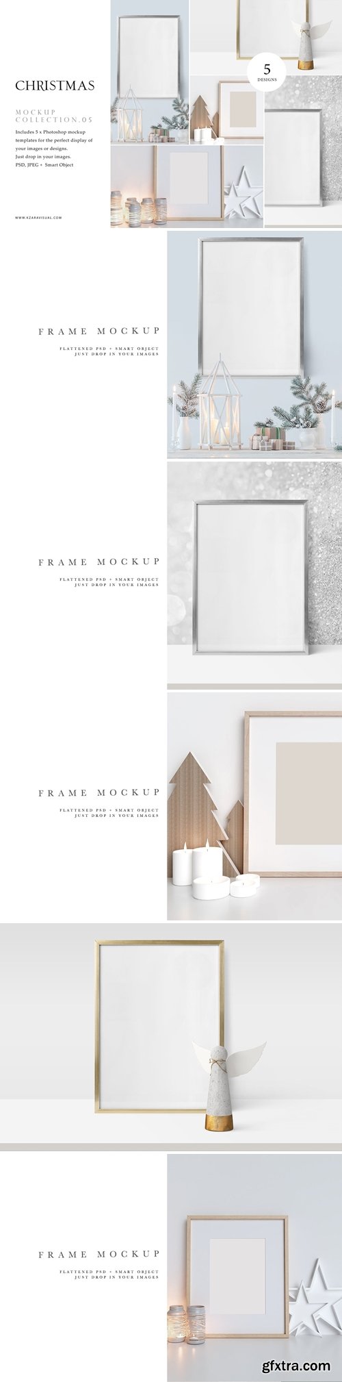 Christmas Frame Mockups #05 BUNDLE