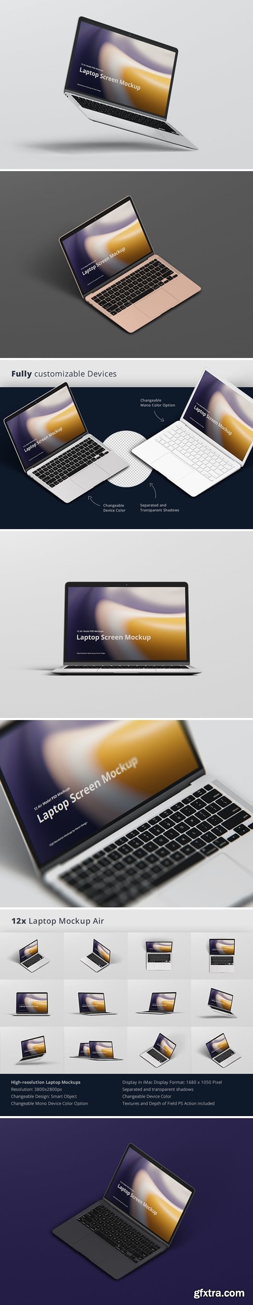 GraphicRiver - Laptop Mockup Air 33298032