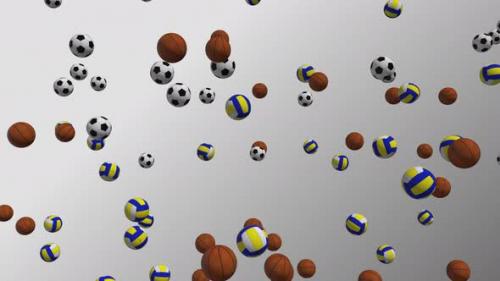 Videohive - 4K Balls Background Seamless Loop - 32971999 - 32971999