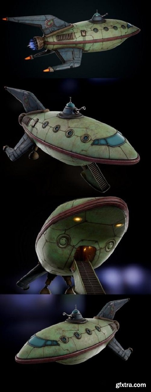 The Futurama Planet Express Ship