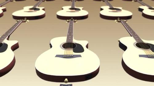 Videohive - 4K Guitar Background Seamless Loop - 33110825 - 33110825