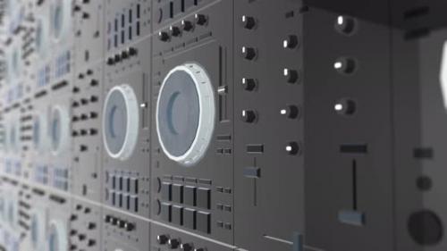 Videohive - 4K Close Up Dj Controller Wall Background Seamless Loop V2 - 33167558 - 33167558