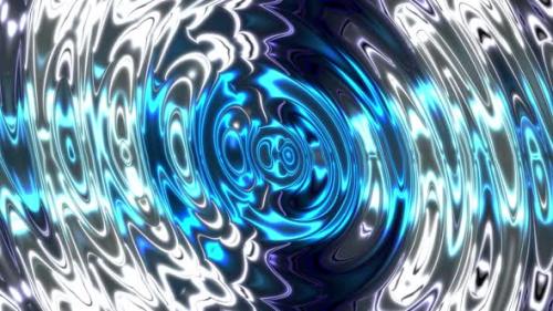 Videohive - 4K Abstract Blue Glossy Wave Background Seamless Loop - 33317276 - 33317276