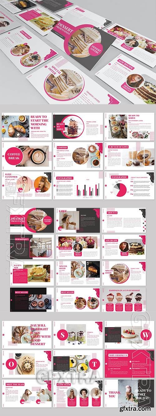 Dessert Presentation - Powerpoint Template M9W5F82