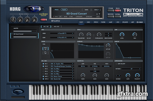 KORG Software TRITON Extreme v1.0.5