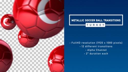 Videohive - Metallic Soccer Ball Transitions - Turkey - 33330631 - 33330631