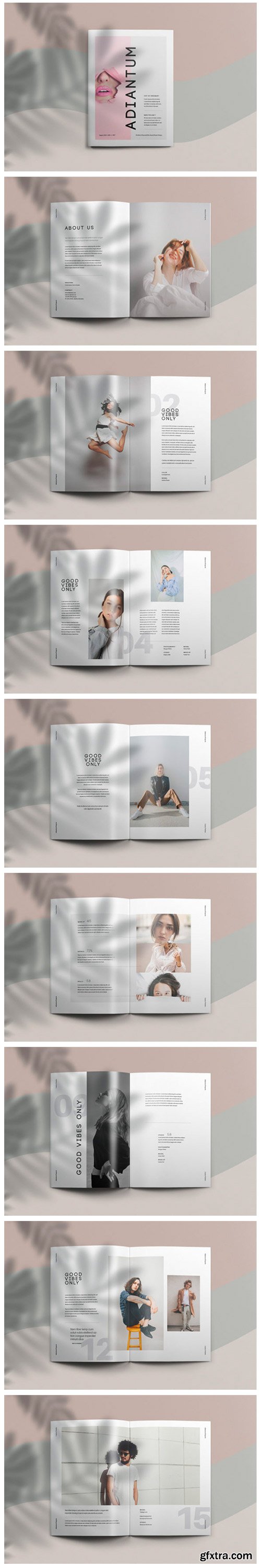 Adiantum - Magazine Template 15496099