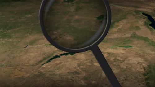 Videohive - Lusaka City Being Found on the Map - 33335657 - 33335657