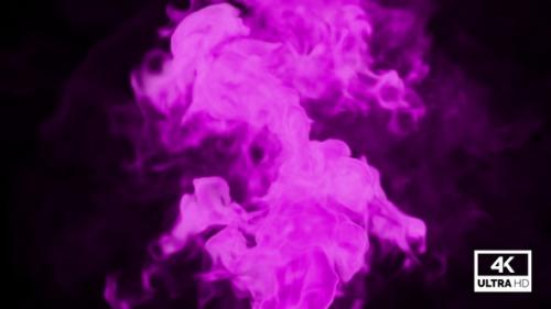 Videohive - Realistic Pink Smoke Rising - 33337026 - 33337026