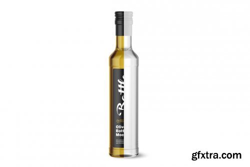 CreativeMarket - Olive Oil Bottle Mockup 5276717