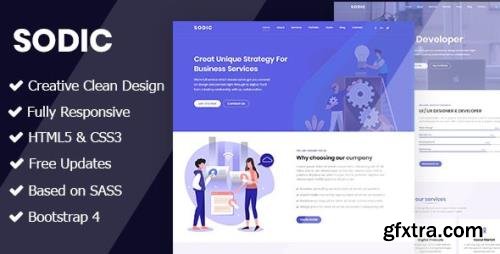 ThemeForest - Sodic v1.0 - Multi-Purpose OnePage Template (Update: 2 February 19) - 23208676