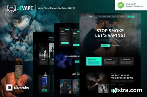 ThemeForest - Jevape v1.0.0 - Vape Community & Store Elementor Template Kit - 33346305