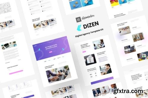 ThemeForest - Dizen v1.0.0 - Digital Agency Elementor Template Kit - 32659208