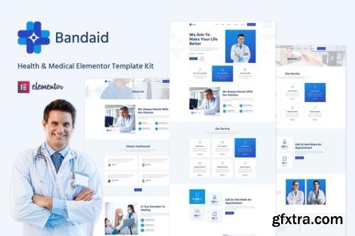 ThemeForest - Bandaid v1.0.0 - Health & Medical Elementor Template Kit - 33331284