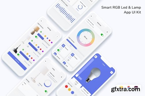 Smart RGB Led & Lamp App UI Kit