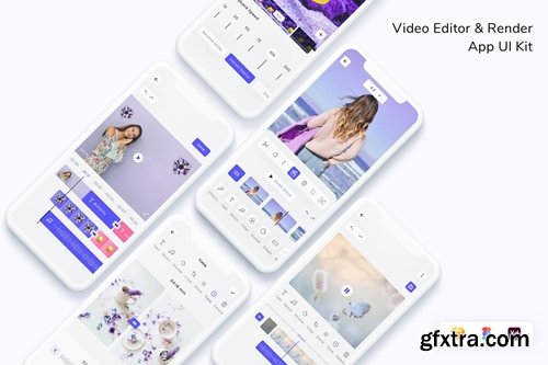 Video Editor & Render App UI Kit