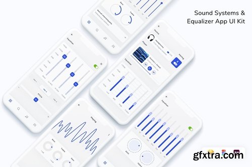 Sound Systems & Equalizer App UI Kit