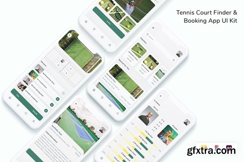 Tennis Court Finder & Booking App UI Kit