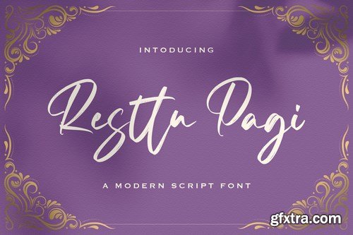 Resttu Pagi - Handwritten Font