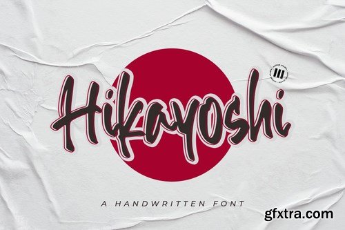 Hikayoshi - An Inky Handwritten Font