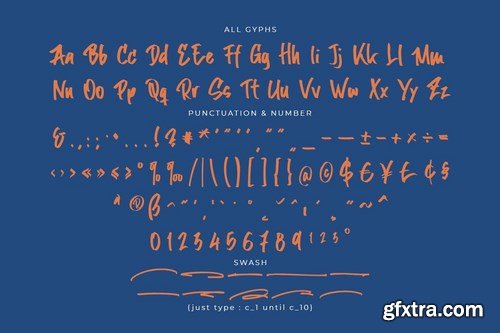 Glorabim - A Unique Display Font