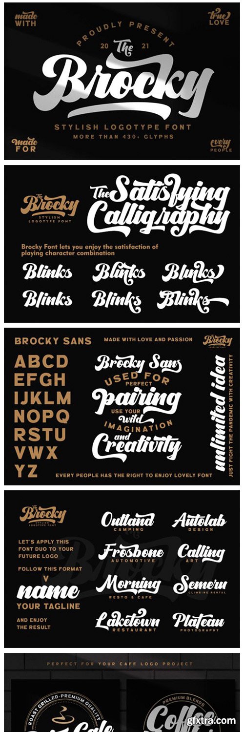 The Brocky Font