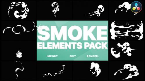 Videohive - Hand Drawn Smoke | DaVinci Resolve - 33316078 - 33316078