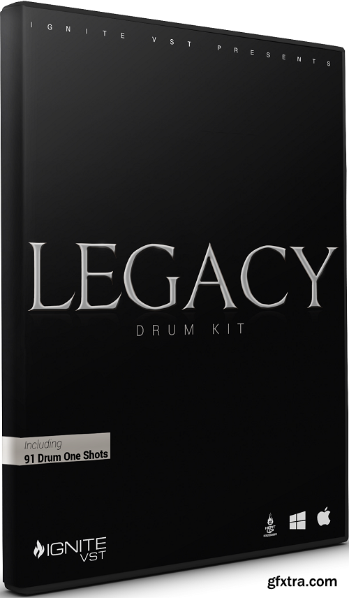 Initial Audio Legacy Drum Kit WAV MIDI