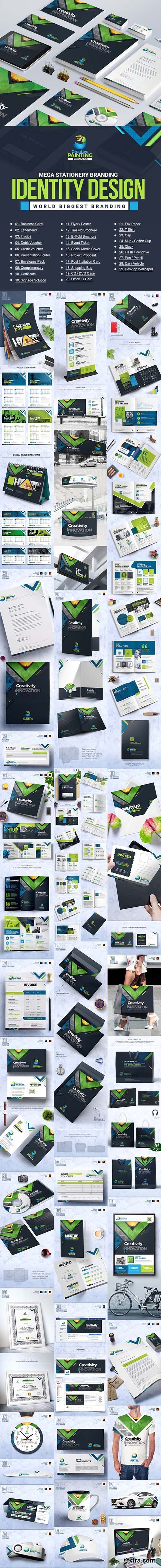 CreativeMarket - Business Mega Branding Bundle 2129176