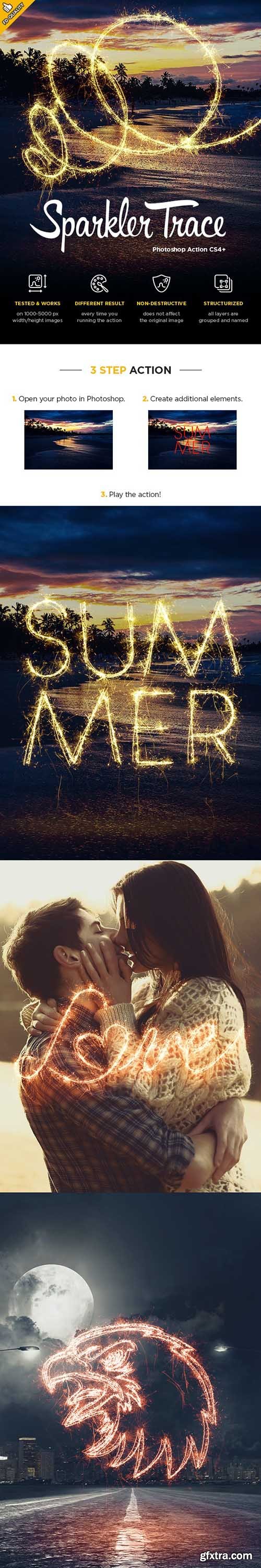 GraphicRiver - Sparkler Trace CS4+ Photoshop Action 24245374