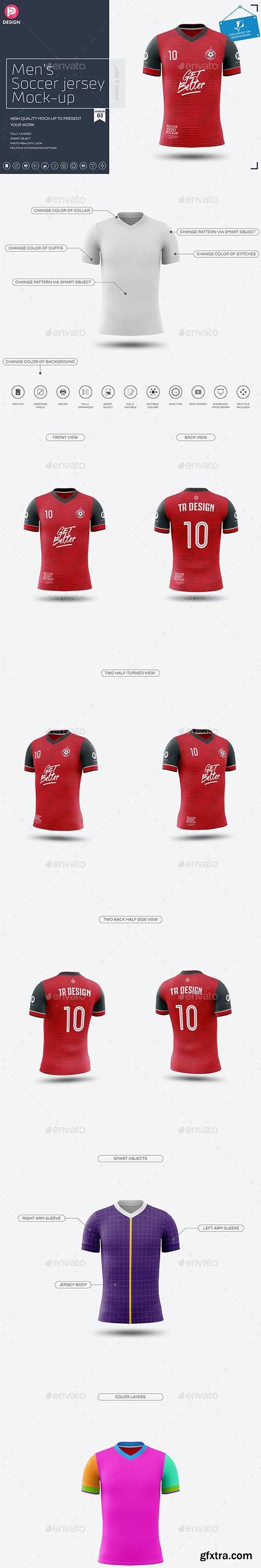 GraphicRiver - Men’s Soccer Jersey Mockup V3 24206939