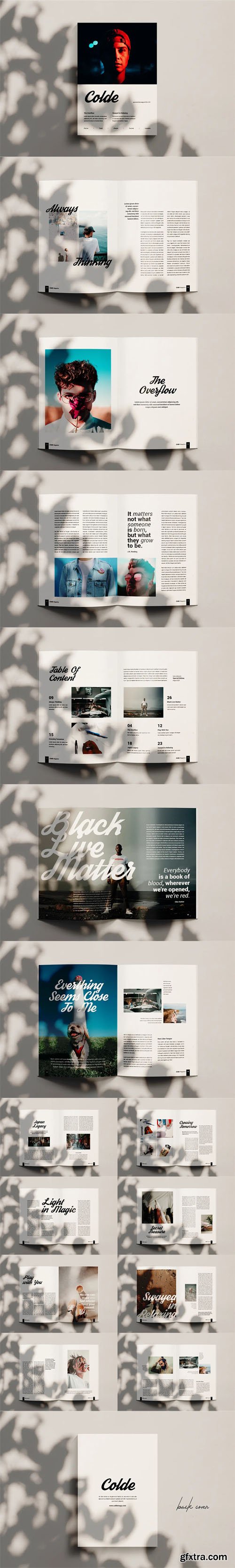 Colde - Fashion Magazine Indesign Template [A4/US Letter]