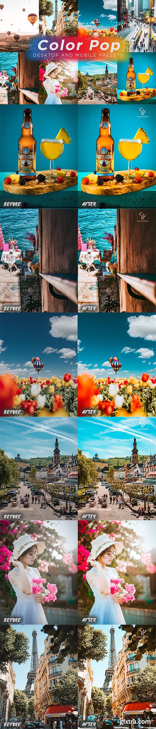 CreativeMarket - 6 Colorful Lightroom Presets 6295820