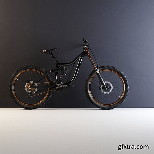 MTB DH Mountain Bike 3d Model